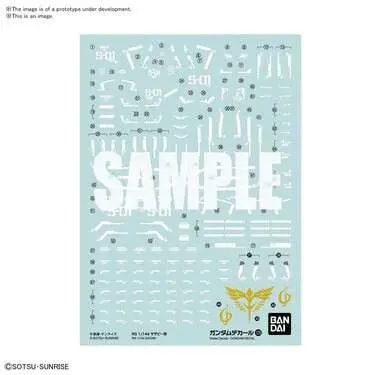Maquette Gundam decal 126 rg sazabi 1/144